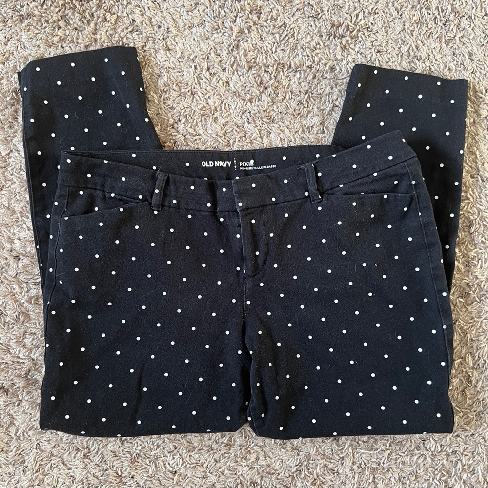 Old Navy Printed Pixie Pants